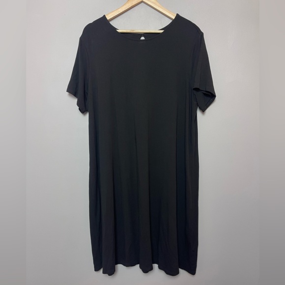 J. Jill Wearever Collection Black Swing‎ Dress - XL